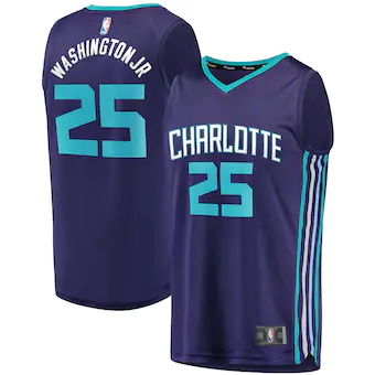 youth fanatics branded pj washington jr purple charlotte ho-429